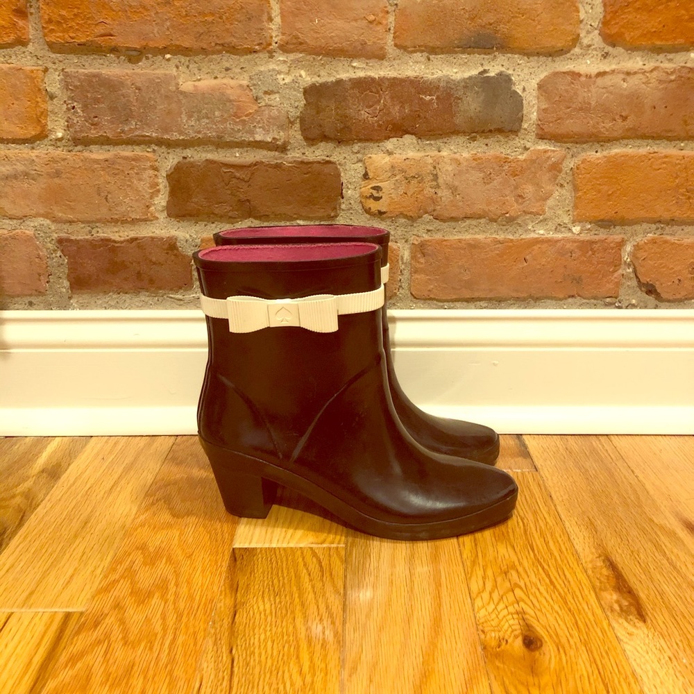 Kate Spade ankle rain boots